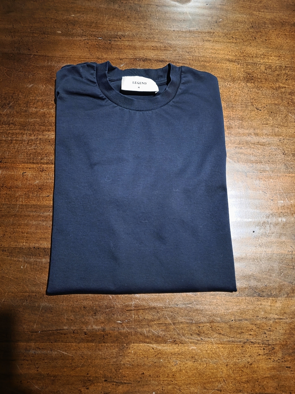 Legend Men's Short Sleeve Crew in Navy M